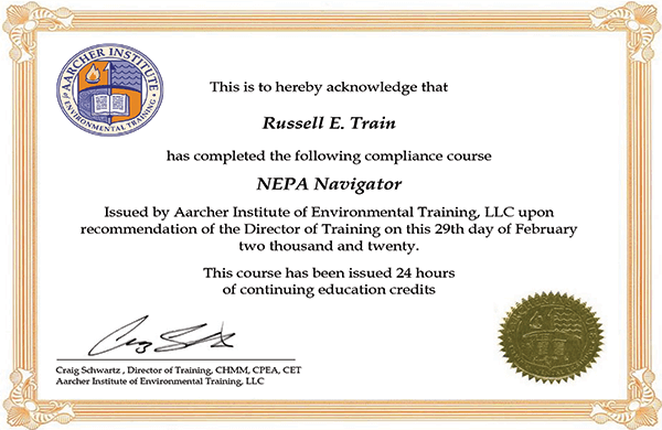 Completion Certificate